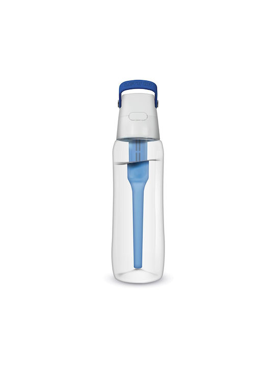 Dafi Solid Παγούρι με Καλαμάκι και Φίλτρο 700ml Μπλε