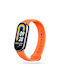 Tech-Protect ICONBAND Armband Silikon mit Pin Orange (Smart Band 8 / 8 NFC)