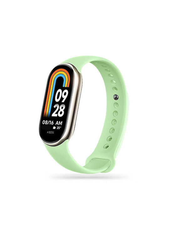 Tech-Protect ICONBAND Strap Silicone with Pin Matcha Green (Smart Band 8 / 8 NFC)