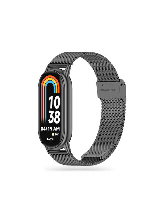 Tech-Protect Milaneseband Strap Stainless Steel Black (Smart Band 8 / 8 NFC)