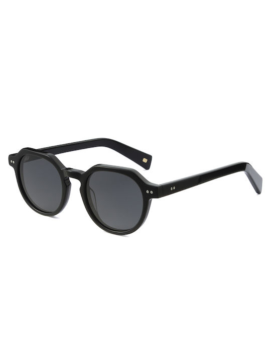 Polareye AT8515 Sunglasses with Black Plastic Frame and Black Polarized Lens