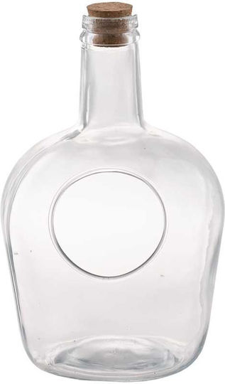 AGC Decorative Vase Transparent 22x22x37cm