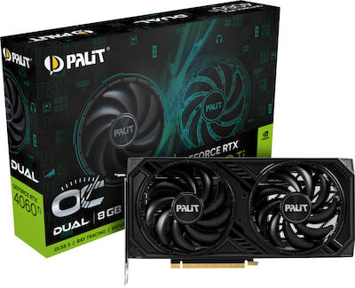 Palit GeForce RTX 4060 Ti 8GB GDDR6 Dual OC Κάρτα Γραφικών