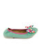 Ricco Mondo Kids Suede Ballerinas Green