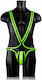 Shots Glow In The Dark Harness Body Πράσινο