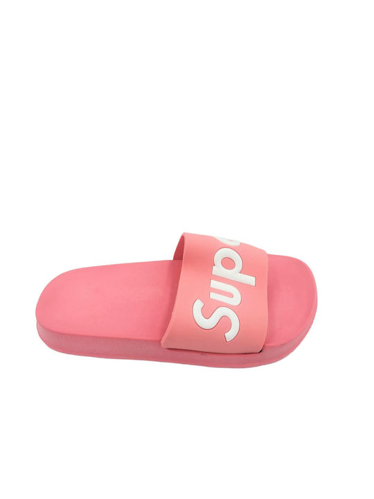 Kids Flip Flops Girl Slide Super Pink