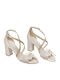 Leder Sandalen Beige