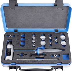 Unior 623220 Verschiedene Tools Set Werkzeug zum Schneiden, Pressen und Binden von Ketten 19 Stück