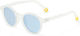 Olivio & Co Oval Οβάλ Παιδικά Γυαλιά Ηλίου με Polarized Φακό Jellyfish White για 3-12 Ετών