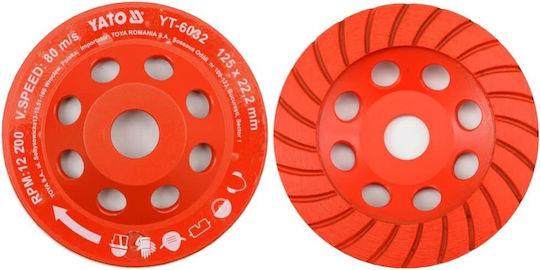 Yato Δίσκος Λείανσης Δομικών Υλικών 125mm