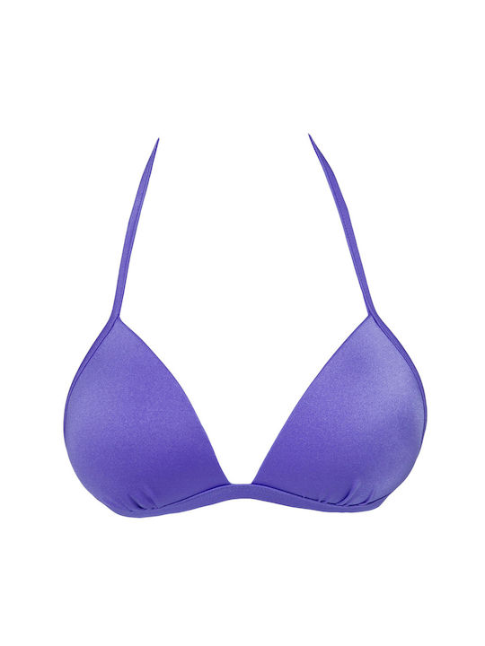 Bluepoint Bikini Τριγωνάκι με Ενίσχυση Μωβ