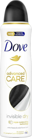 Dove Advanced Invisible Dry Αποσμητικό σε Spray 150ml