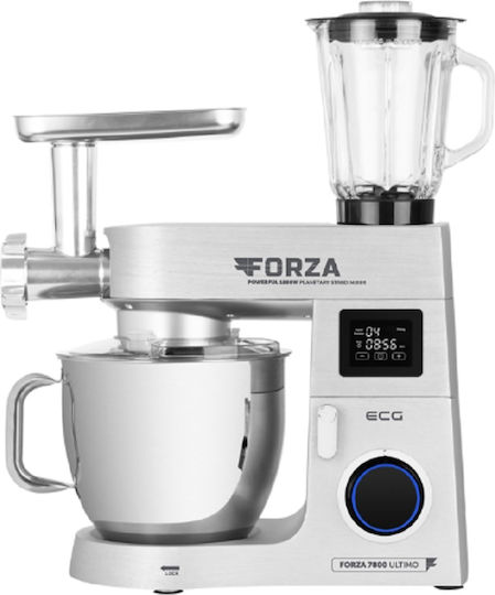 ECG Forza 7800 Ultimo Scuro FORZA7800 Mixează 1800W cu Vas din Oțel Inoxidabil 8lt