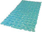 Aria Trade Bathtub Mat with Suction Cups Turquoise 35x70cm