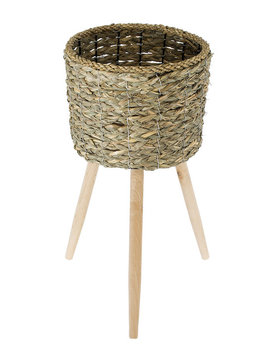 GloboStar Skopelos Pot Beige 26x26x55cm