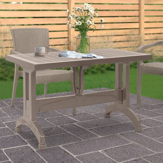 Τραπέζι Callan 120x70x73 Cappuccino Τραπέζι Callan 120x70x73 Cappuccino