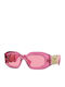 Versace Women's Sunglasses with Pink Plastic Frame and Pink Lens VE4425U 542184