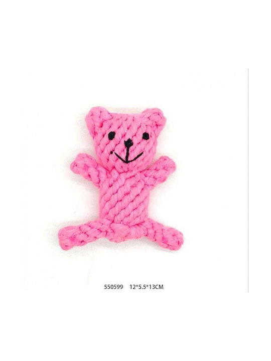 Dog Toy Rope Pink 13cm