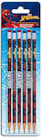 Διακάκης Pencil Set with Eraser Blue 6pcs