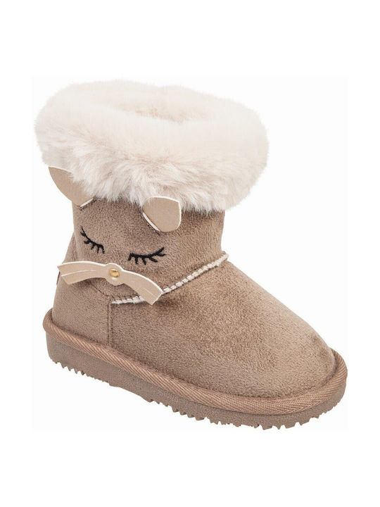 Beige Crecendo-Stiefel