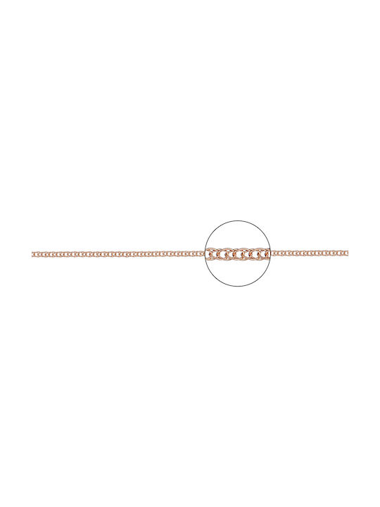 Kette Speiche Quadrat n2 Gold, 50cm