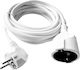 Bormann BCR2205 Extension Cable Cord 3 x 1.5mm²/10m White
