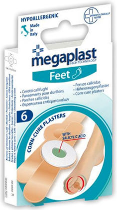Megaplast Επιθέματα Feet για τους Κάλους 6τμχ