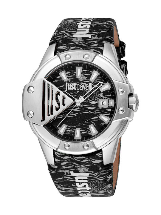 Just Cavalli Мъжки Часовник 20mm На Батерия С К...
