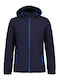 Icepeak Men's Winter Softshell Jacket Waterproof and Windproof Navy Blue