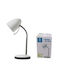 Aigostar Office Lamp with Flexible Arm for Socket E27 in White Color