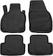 Novline Set of Front and Rear Mats 4pcs Tray Type for Audi A1 (GB) 5D 2018 Black