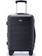 Lavor Cabin Travel Suitcase Hard Black with 4 Wheels Height 55cm 1-602