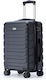 Lavor 1-602 Medium Travel Suitcase Hard Black with 4 Wheels Height 65cm.