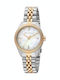 Esprit Damen Uhr mit Silber Metallarmband