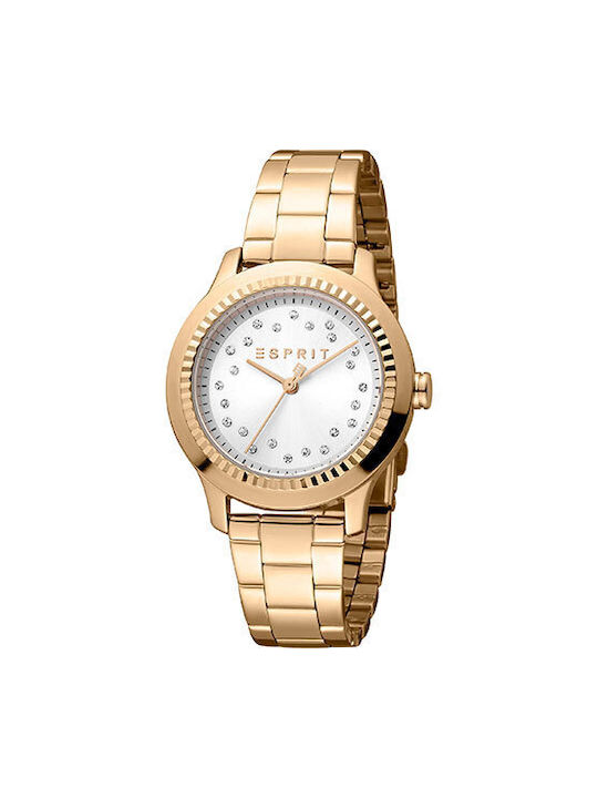 Esprit Watch with Pink Gold Metal Bracelet