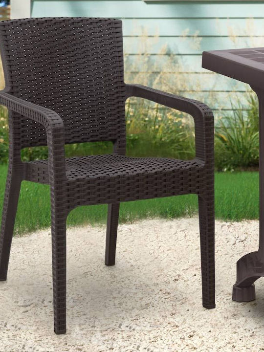 Scaun De Exterior Din Polipropilenă Clio Maro 57x55x86cm