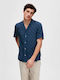 Selected Men's Shirt Short Sleeve Blue