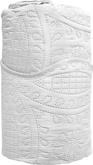 Artisti Italiani Κουβερλί Υπέρδιπλο Λευκό 220x230cm