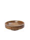 Espiel Mango Decorative Bowl Brown 40x40x12cm
