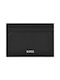 Hugo Boss Men's Leather Card Wallet with RFID Black
