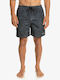 Quiksilver Saturn Volley 18 Men's Swimwear Shorts Black with Patterns