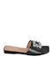 Flache Sandalen für Damen in Schwarz Farbe