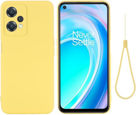 Liquid Back Cover Σιλικόνης Κίτρινο (OnePlus Nord CE 2 Lite)