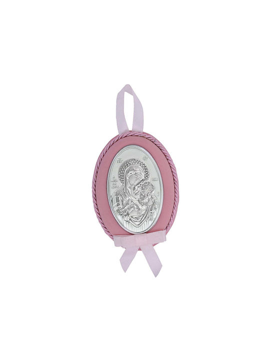 Amulet Picture Amulet Oval In Pink Color PRB-21852R