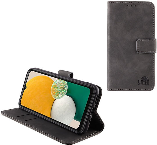 Lime Essential Magnet Book Δερματίνης Γκρι (Galaxy A04s)