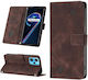 Embossed Wallet Δερματίνης Καφέ (OnePlus Nord CE 2 Lite)