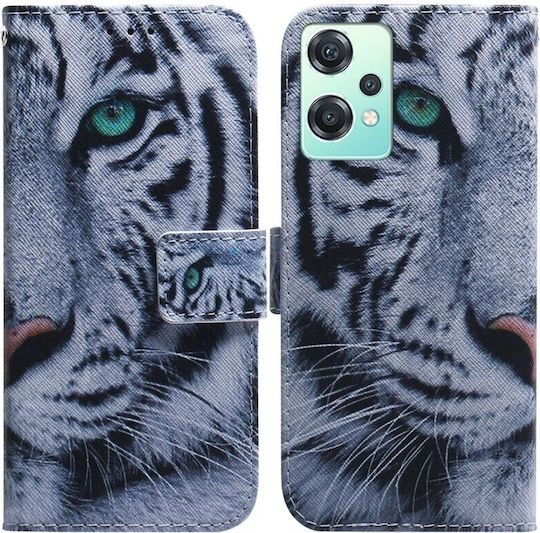 Coloured Drawing Tiger Wallet Δερματίνης Πολύχρωμο (OnePlus Nord CE 2 Lite)