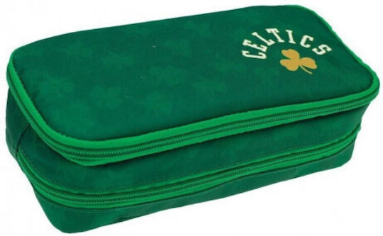Back Me Up Boston Celtics Retro Pencil Case Barrel with 2 Compartments Green