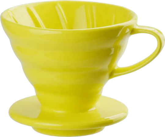 Feggrini J04 Coffee Dripper Κεραμικό Κίτρινο