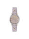 Versace Twist Uhr mit Lila Lederarmband